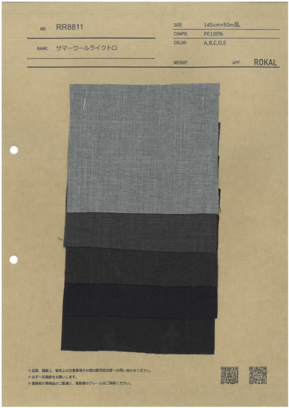 RR8811 Summer Wool Like Trousers[Textile / Fabric] ROKAL