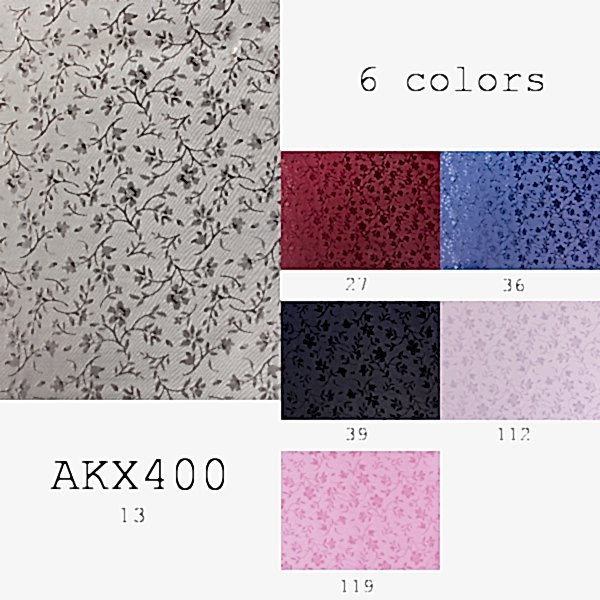 AKX400 Floral Jacquard Bemberg 100% Lining EXCY Original Asahi KASEI