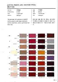 17000 20 Thread Twill[Textile / Fabric] VANCET Sub Photo