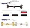 171-182 Frog Button Crane Neck Warabi Approx. 30mm X 90mm