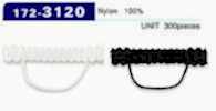 172-3120 Button Loop Looper Type, Horizontal, 33mm (300 Pieces)
