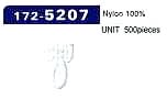 172-5207 Button Loop Woolly Nylon Type Small (500 Pieces) 16mm Long X 11mm Wide