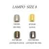 183S Super LAMPO Zipper Top Stop, Size 8 Only