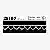 25190 Narrow Width Chemical Lace