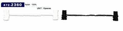 472-2360 Looper Lining Stop Chain Cord Type Button Loop Length 75mm (10 Pieces)
