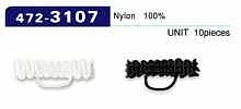 472-3107 Button Loop Braided Type 5mm X 22mm (10 Pieces)