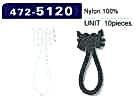 472-5120 Button Loop Braided Type Total Length 30mm (10 Pieces)