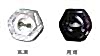 800 2-hole Hexagonal Shell Button