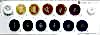 COR30 [Buffalo Style] 4-hole Button, Shiny, With Border