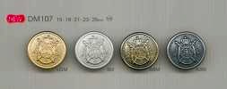 DM107 Luxury Jacket Metal Buttons