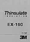 EX160 3M™ Thinsulate™ Ex-Soft 160g/m2