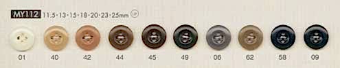 MY112 Simple And Elegant 4-hole Polyester Buttons For Shirts And Blouses