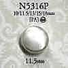 N5316P Dyeing Shank Button