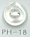 PH18 4-hole Hollow Shell Button