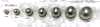 PN1000 Pearl Tone Button Tunnel Hole