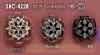 SBC4228 Glass/High Metal Half Circular Ring Half-ring Shank Button