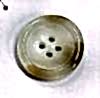 SCOTCH161 [Buffalo Style] 4-hole Button With Border And Gloss