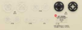 SF200N Black White Snap Button Button