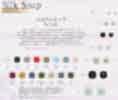 SLKSNAP Silk Snap Button " Snap Button Wrapped In Textile "