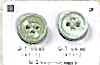 U1 [Nut Style] 4-hole Button With Border, Glossy, For Dyeing