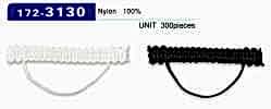 172-3130 Button Loop Looper Type, Horizontal, 45mm (300 Pieces)