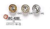 SBC4280 Crystal Stone Button