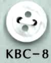 KBC-8 BIANCO SHELL 4 Hole Center Hollow Shell Button