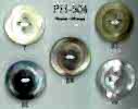 PH504 4-hole Wide Shell Button