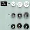 KBC-8540 4-hole 4MM Thick Shell Button