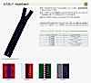 5VT10C Vislon® AquaGuard ® Water Repellent Zipper Size 5 Closed