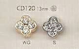 CD120 Bijou Flower-shaped Button