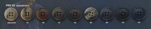 PRV53 Sustainable Buffalo-like 4-hole Button