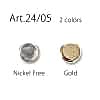 24/05 Metal Button Plain