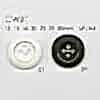 CW21 Polyester Resin/cast 4-hole Button