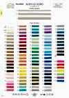 22204-SAMPLE 22204 Acrylic Cord Sample Card