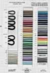 3112T/TS-SAMPLE 3112T/3112TS Polyester Round Elastic Band Sample Card
