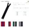 5VT10OR Vislon® AquaGuard® Water Repellent Zipper Size 5 Open