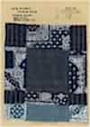 INDIA-469 Indigo Patchwork Discharge Design