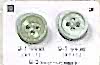 U2 [Nut Style] 4-hole Button With Border, No Gloss, For Dyeing