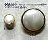 NA6644 Nylon Resin/ABS Resin Rectangle Ring Half-ring Shank Button