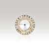 G3442 Glass/cast Half Circular Ring Half-ring Shank Button