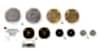 ASP0019 Die-cast/brass Snap Button Buttons