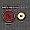 SBC4262 Epoxy Resin/high Metal 4-hole Button