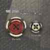 ME2555 Epoxy Resin/die-cast Button With 4 Holes On The Front