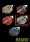 5-AG-CO-OR WALDES® Vintage Zipper Antique Gold Size 5 Cotton Tape Open
