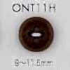 ONT11H Natural Material Corozo Nut 4 Hole Button