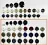 126 Giraffe Urea Resin 4-Hole Matte Button