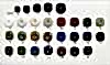 1262 Giraffe Urea Resin 4-hole Glossy Button