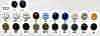 152 Giraffe Urea Resin 4-Hole Hexagonal Buttons With Rims