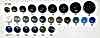 100 Giraffe Urea Resin 4-hole Rimmed Buttons